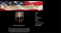 Desktop Screenshot of henrycountysheriff.com